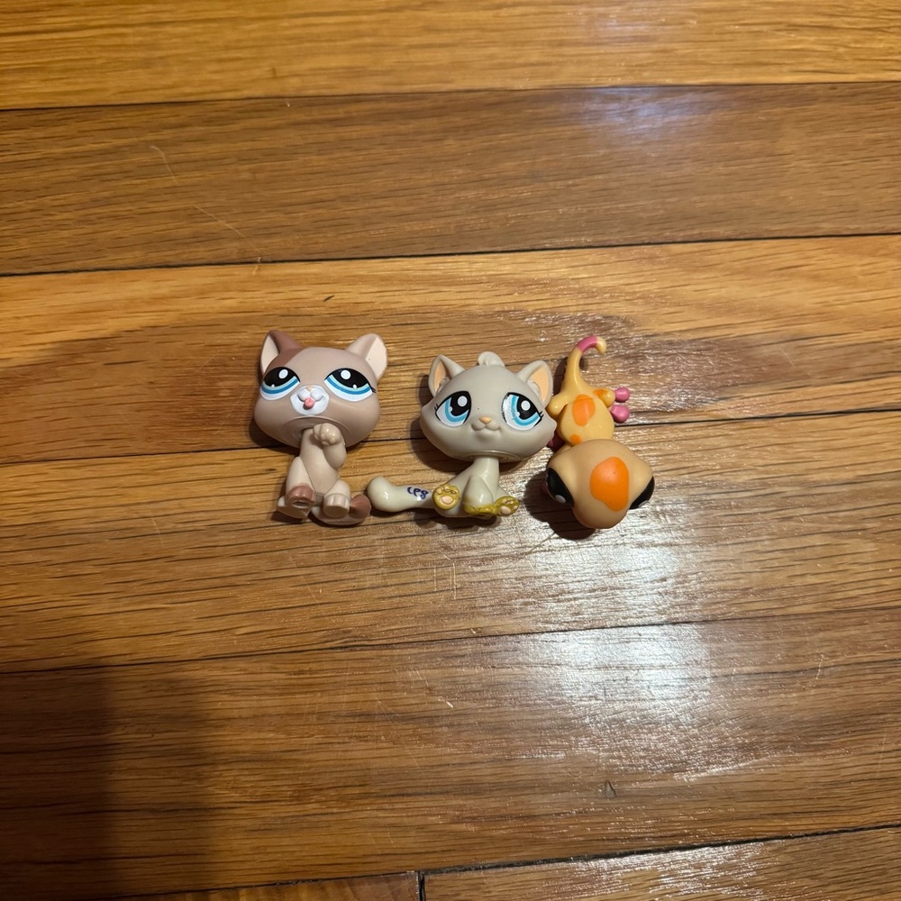 littlest pet shop bundle of three